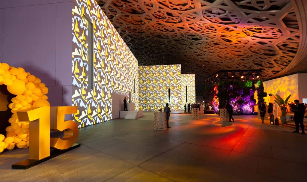 ETIHAD 15 YEARS LOUVRE The Studio Dubai