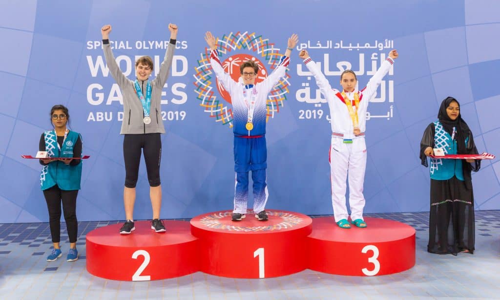 SWIMMING AWARDS SPECIAL OLYMPICS WORLD GAMES 1 The Studio Dubai